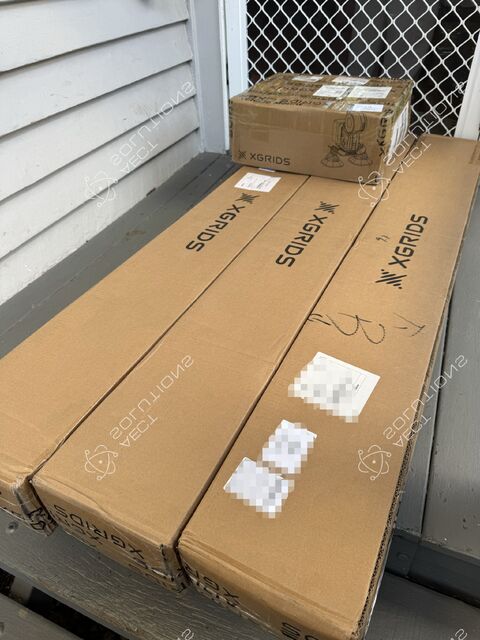 XGRIDS shipments landing on the shelf in AECT's Australian warehouse
