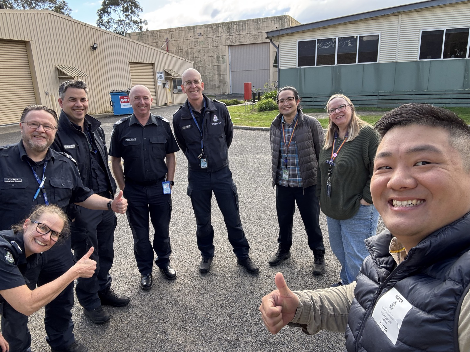 Training cohort on a live scanning site